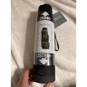 Tylt‎ Speaker Bottle 2.0 Hydration Bottle 24 oz Hot or Cold & Bluetooth Speaker